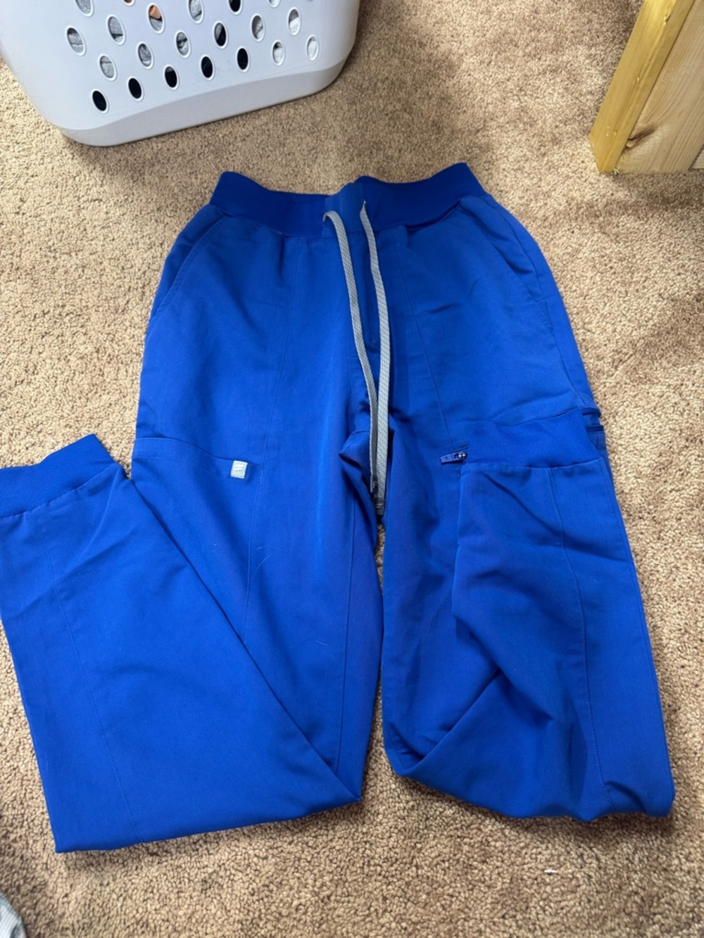 Fabletics Royal Blue scrub Jogger Pants